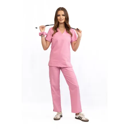 Spodnie medyczne SCRUBS MEDI TEDDY - COSTA VITAL PINK